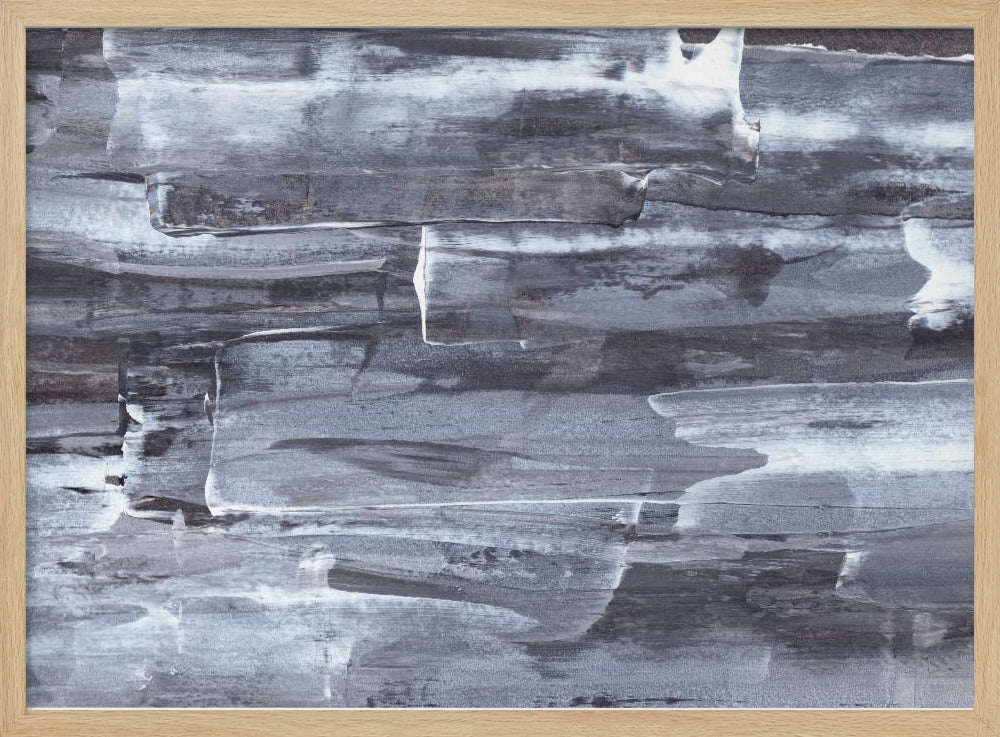 Monochromes Treibholz | Poster