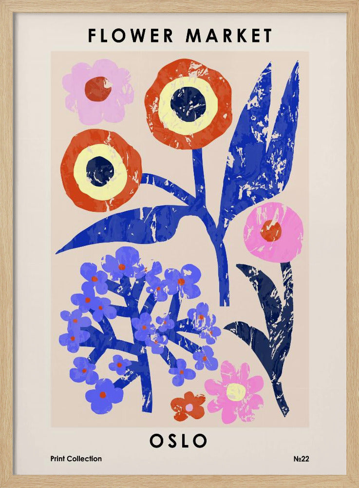 Blumenmarkt. Oslo | Poster