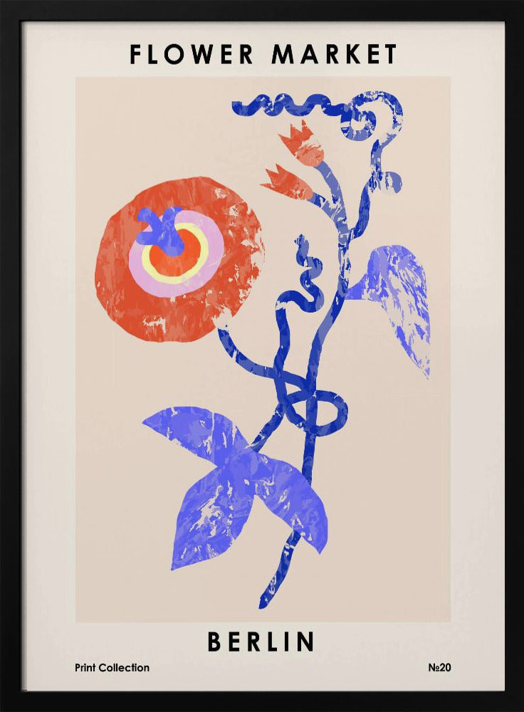 Blumenmarkt. Berlin | Poster