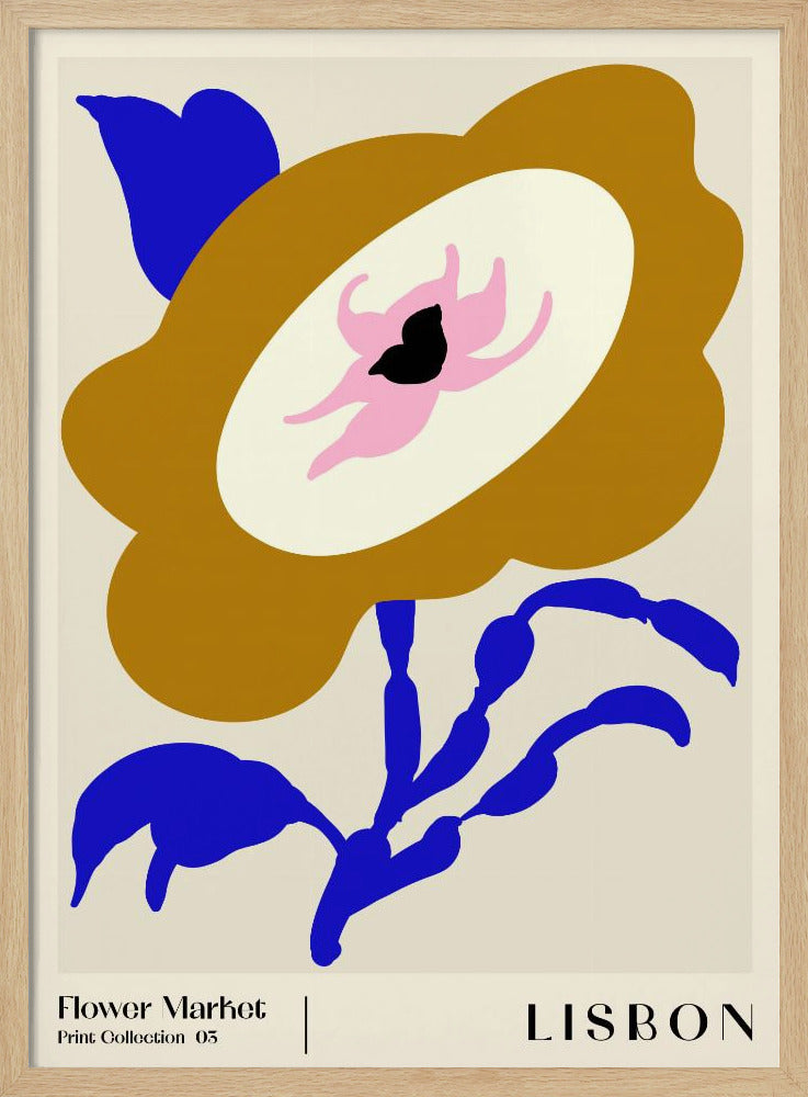 Blumenmarkt. Lissabon | Poster