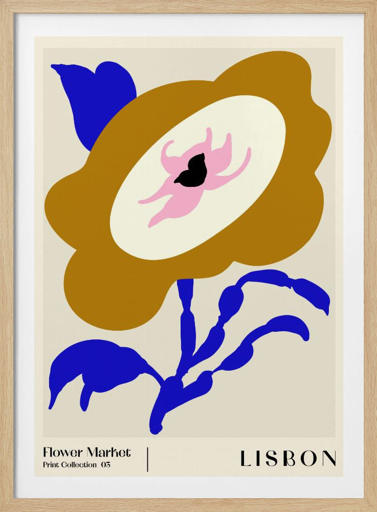 Blumenmarkt. Lissabon | Poster