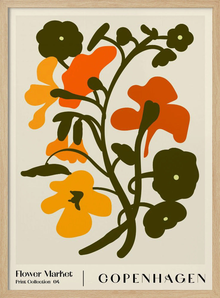 Blumenmarkt. Kopenhagen | Poster