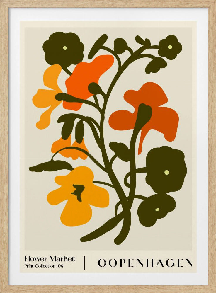 Blumenmarkt. Kopenhagen | Poster