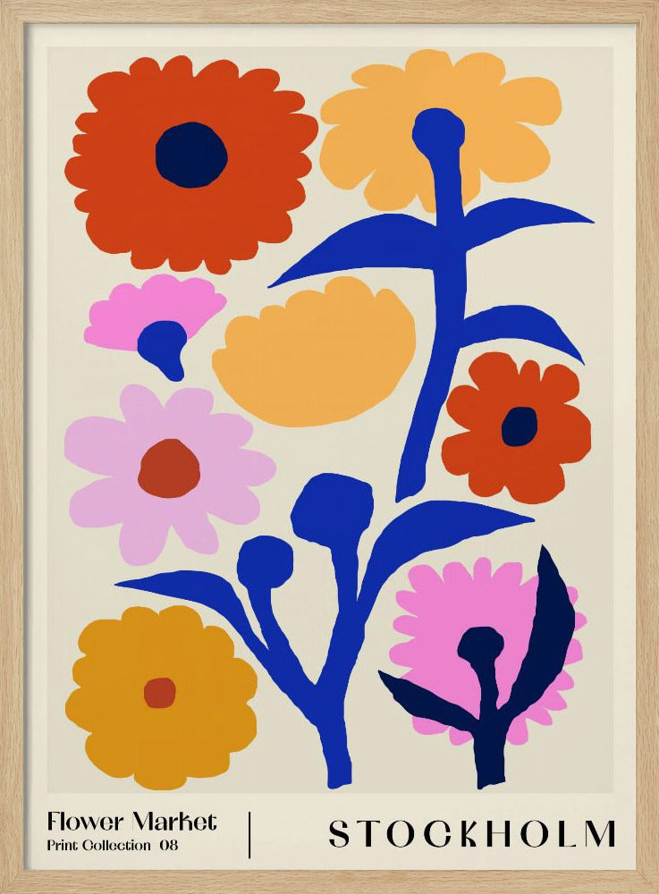 Blumenmarkt. Stockholm | Poster