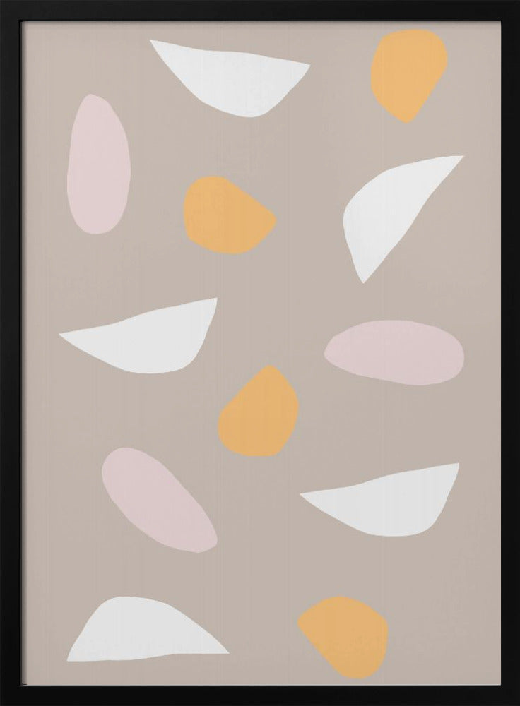 Minimalistische Pastellformen | Poster