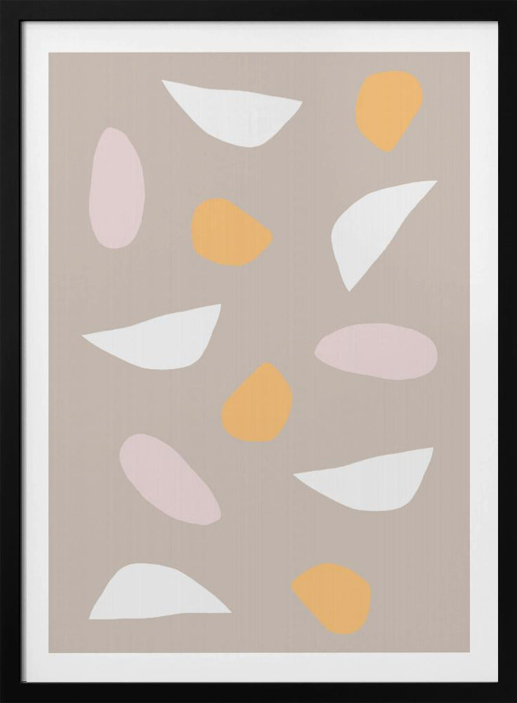Minimalistische Pastellformen | Poster