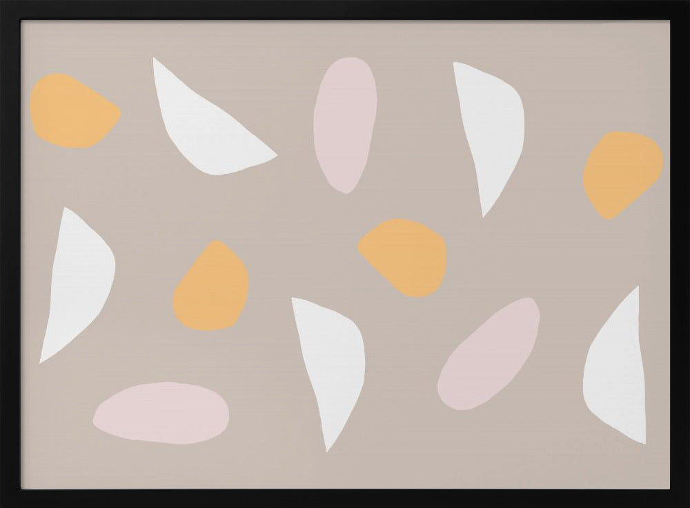 Minimalistische Pastellformen | Poster