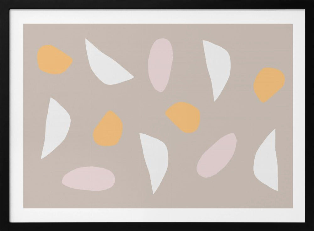 Minimalistische Pastellformen | Poster