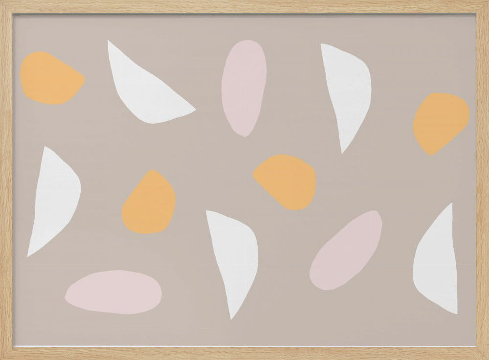 Minimalistische Pastellformen | Poster