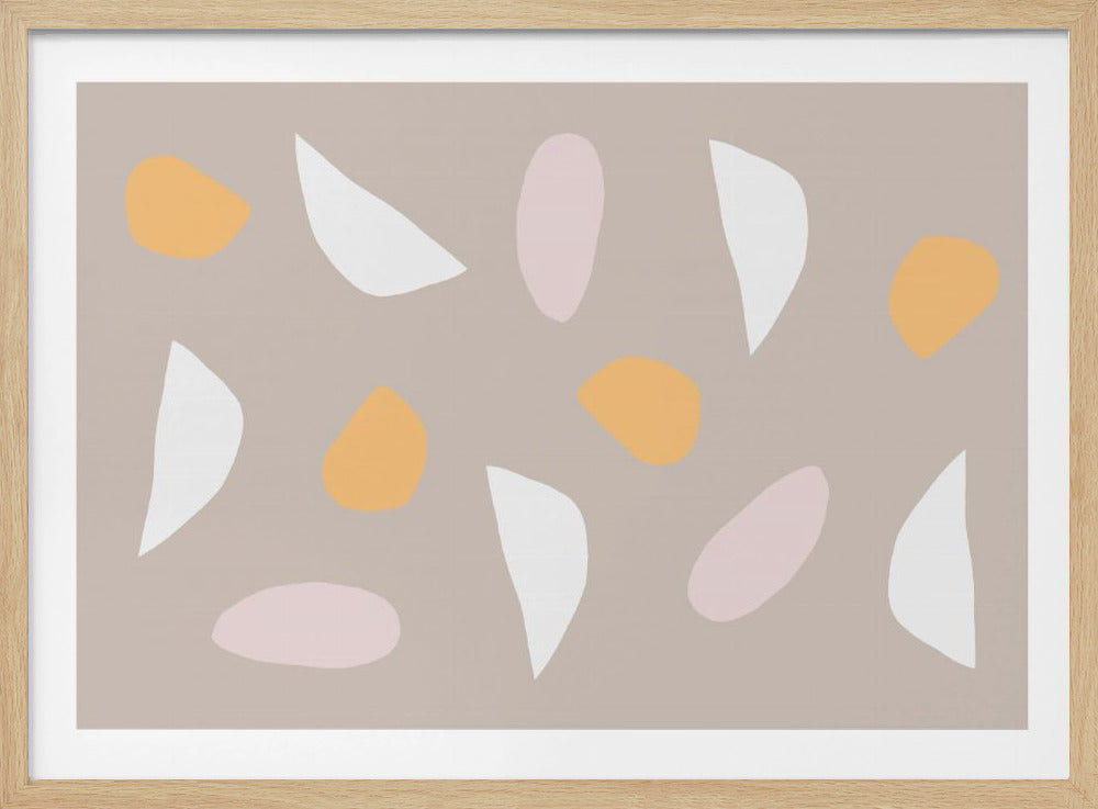 Minimalistische Pastellformen | Poster