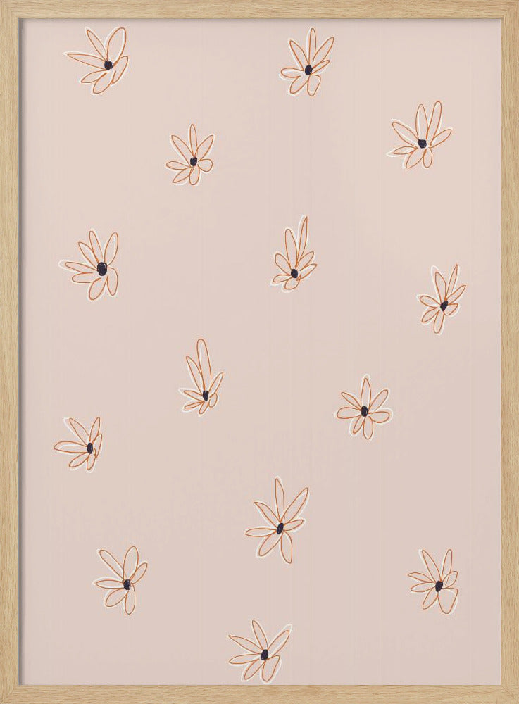 Blütenblätter in Eleganz | Poster