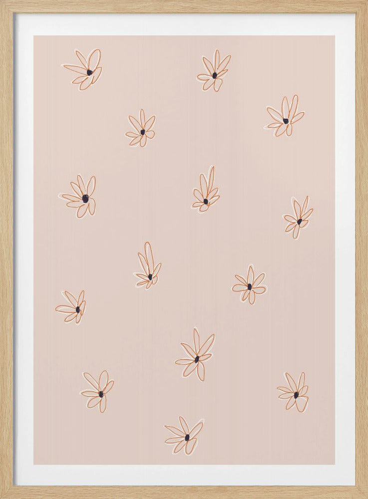 Blütenblätter in Eleganz | Poster