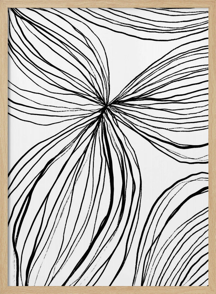 Fließende Blütenblätter | Poster