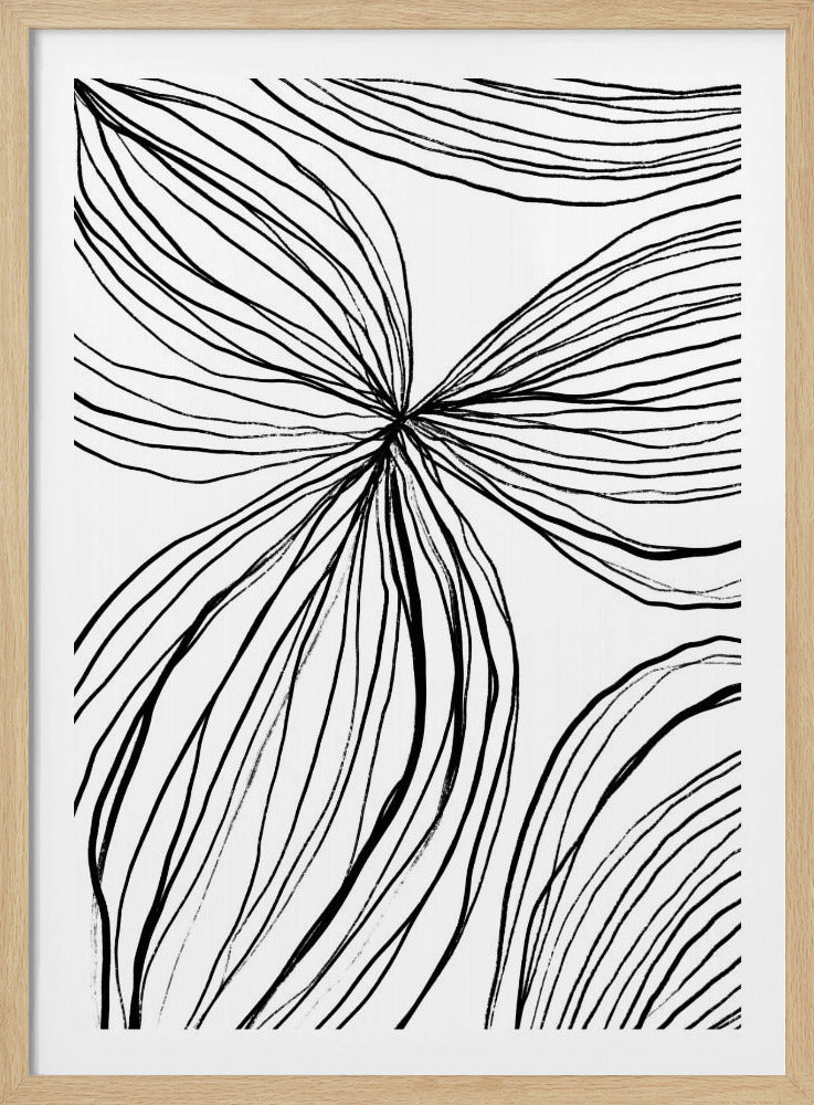 Fließende Blütenblätter | Poster