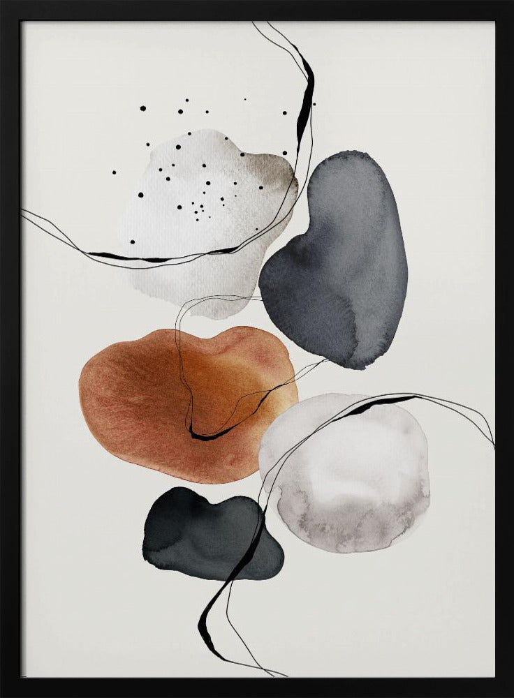 Fluid Shapes Dance | Poster