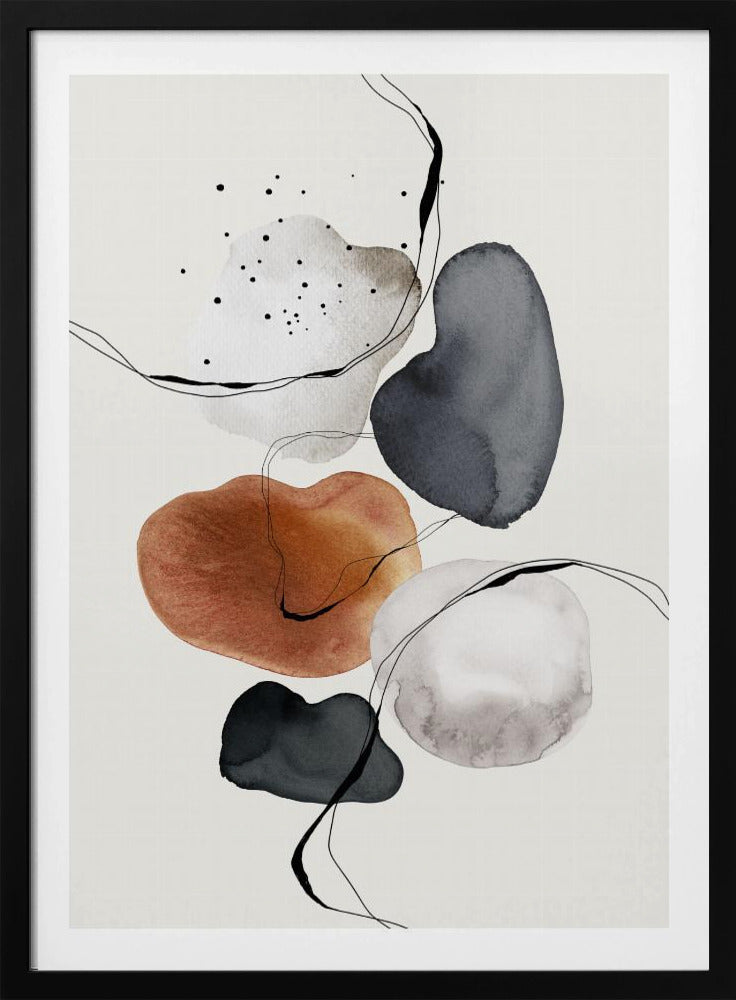 Fluid Shapes Dance | Poster