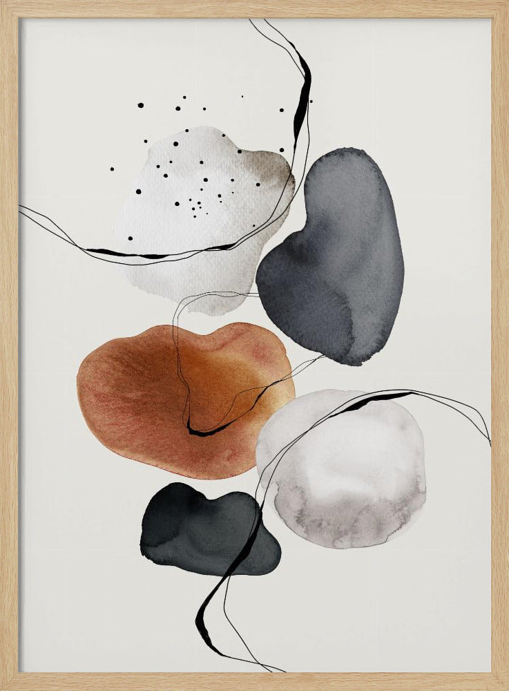 Fluid Shapes Dance | Poster