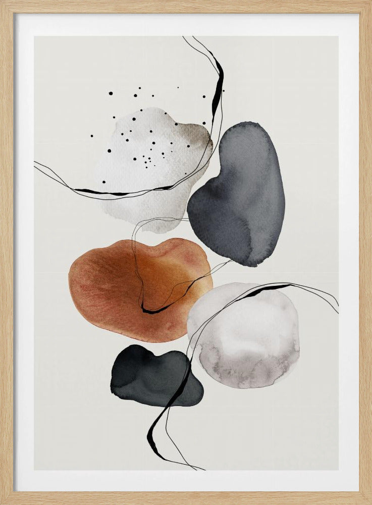 Fluid Shapes Dance | Poster