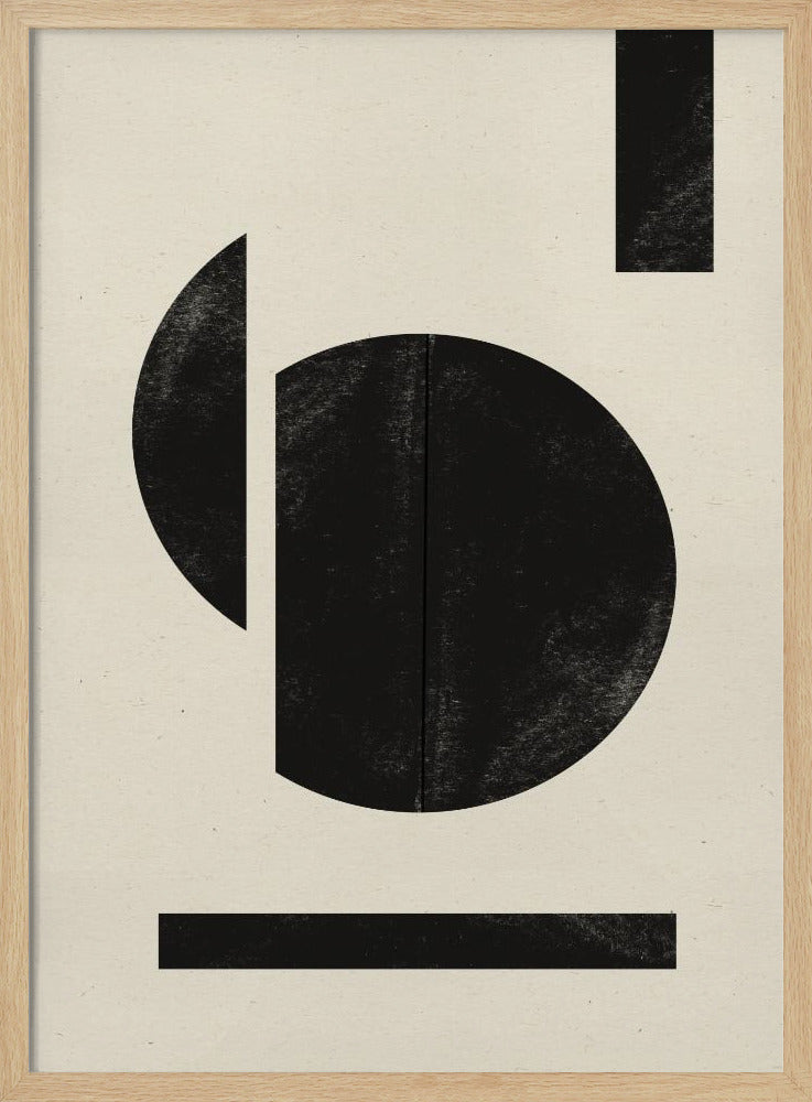 Geometrischer Kontrast | Poster