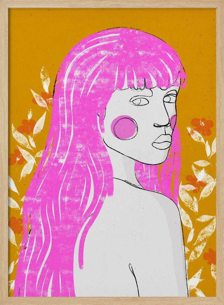 Rosa Flüsterblick | Poster