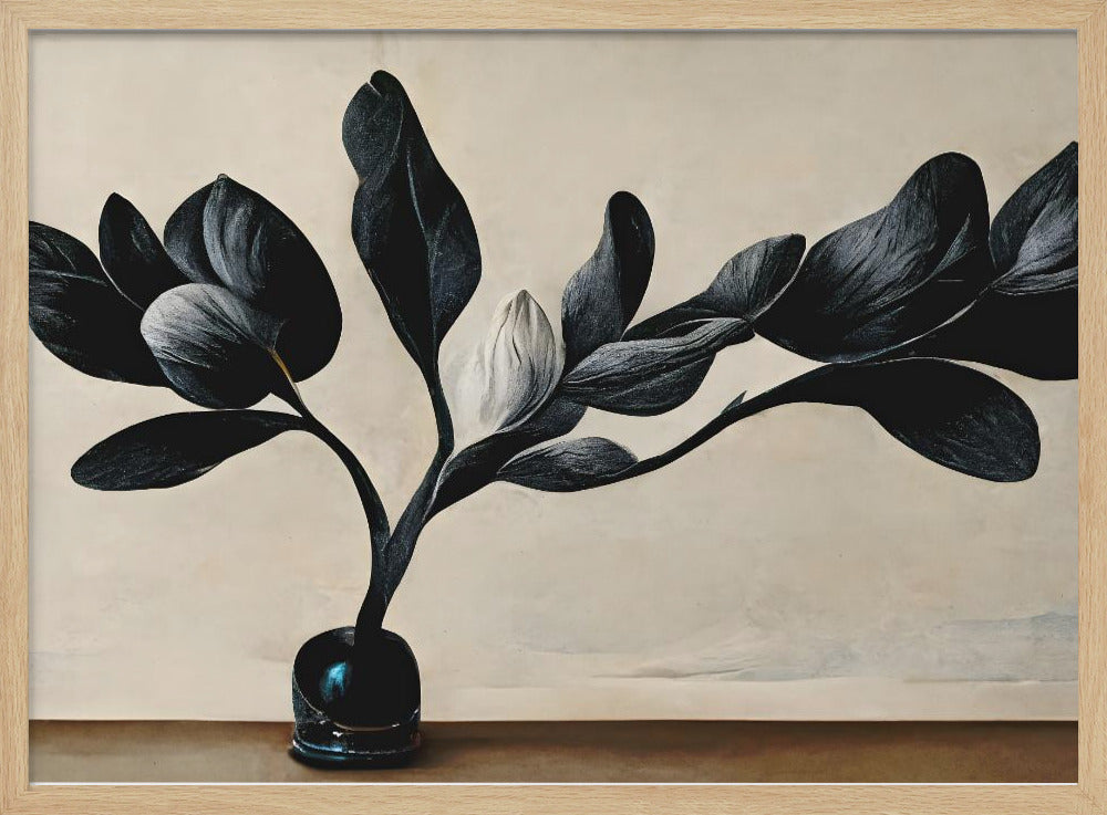 Schwarze Magnolie | Poster