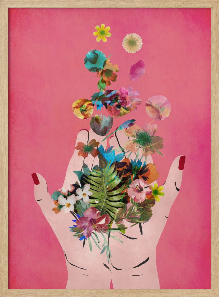 Blooming in Hands | Poster
