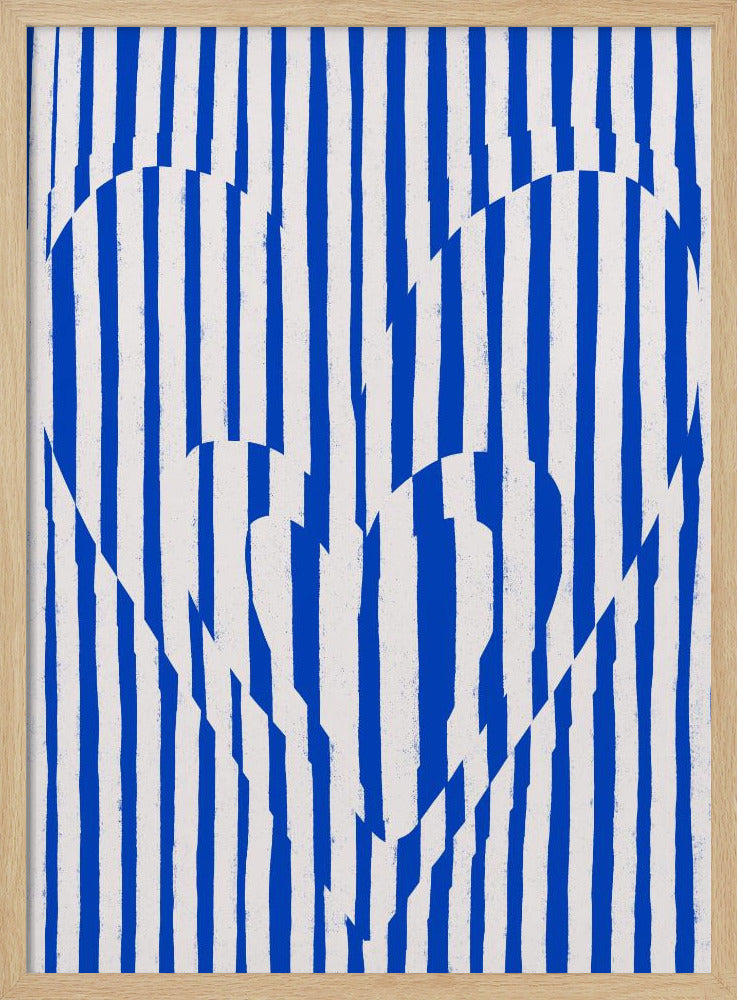 Herzschlag-Streifen | Poster