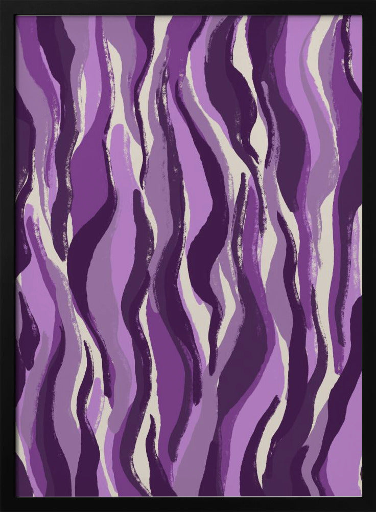 Lila Flammenwellen | Poster