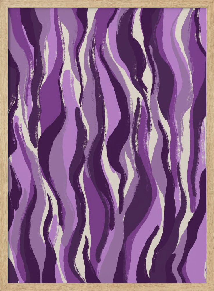 Lila Flammenwellen | Poster