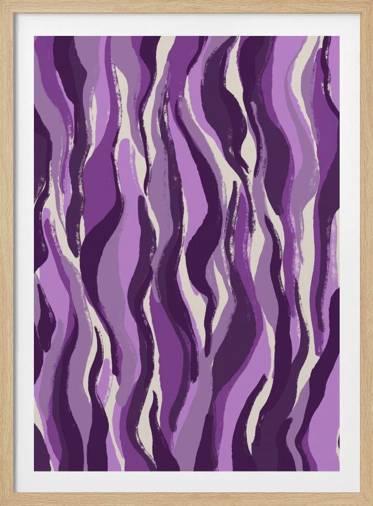 Lila Flammenwellen | Poster