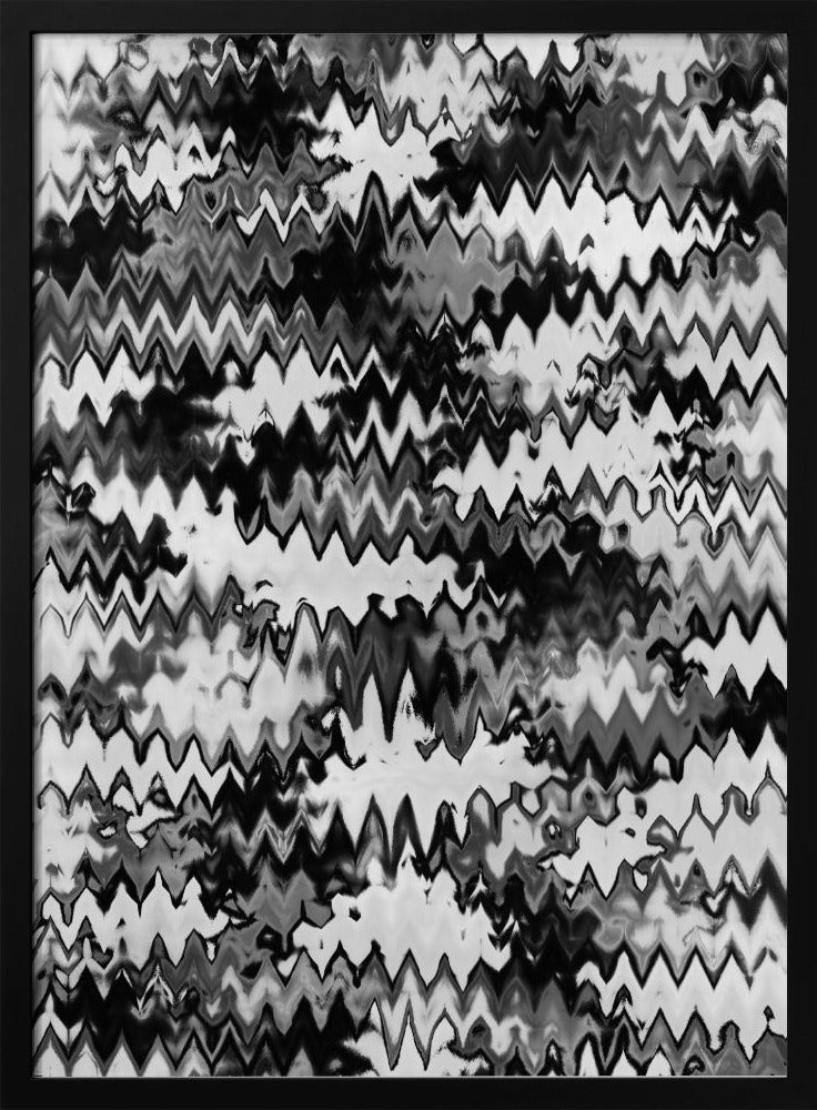 Zickzack Monochrom | Poster