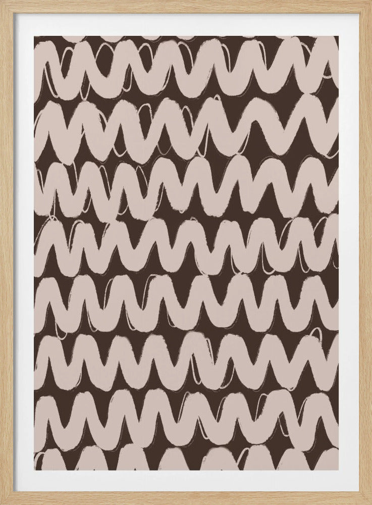 Wellenförmiges Flüstern | Poster