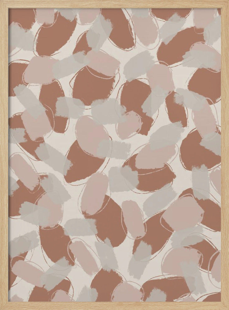 Pinselstrich-Harmonie | Poster