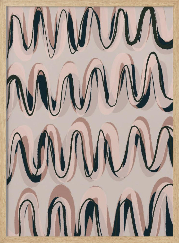Rhythmische Wellen | Poster