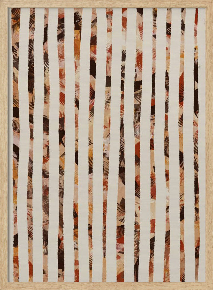 Gestreifte Gelassenheit | Poster