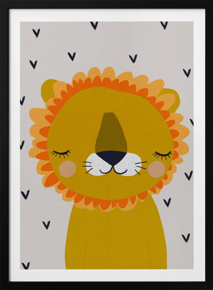 Verträumter Löwe | Poster