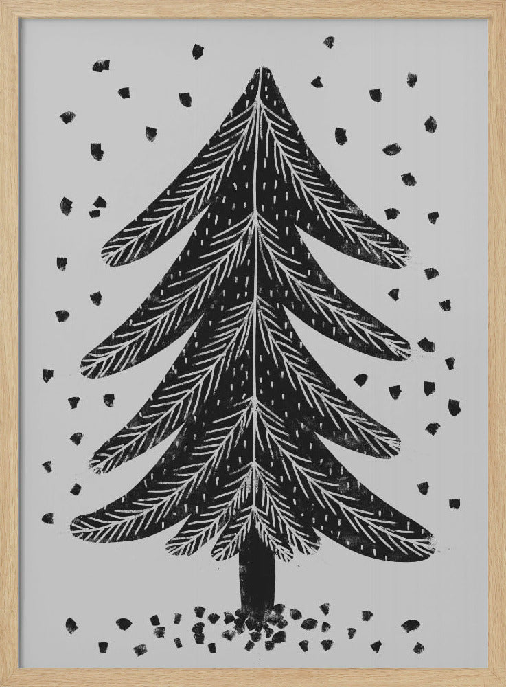 Monochromer Pinefall | Poster