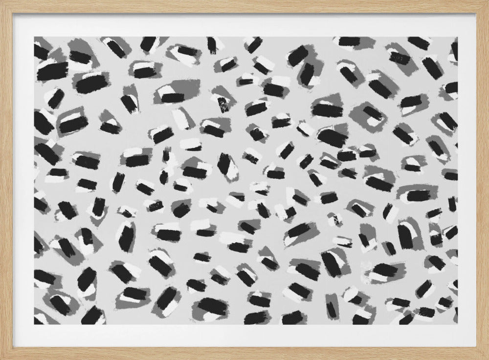 Monochromes Mosaik | Poster