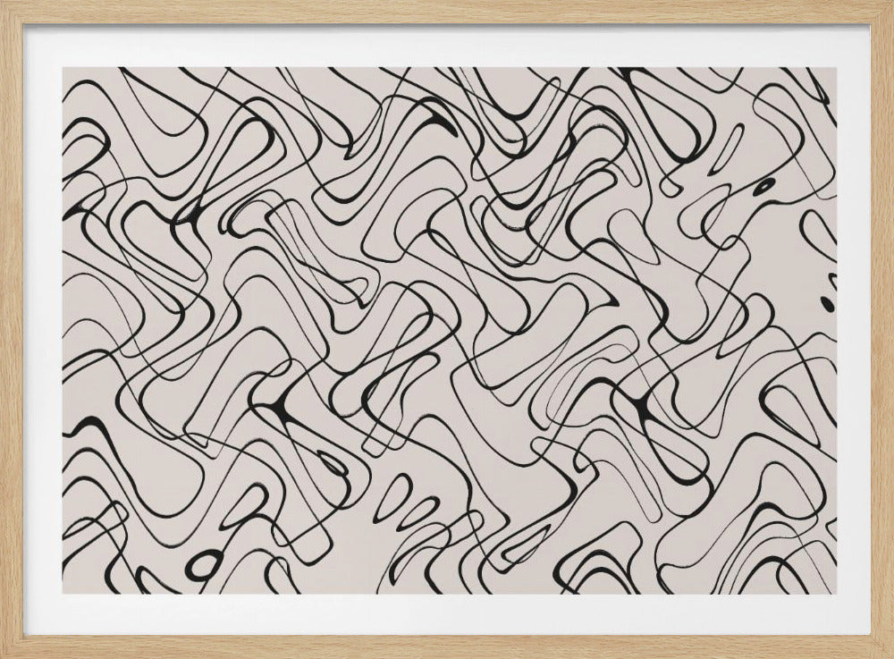 Tanz der fließenden Linien | Poster