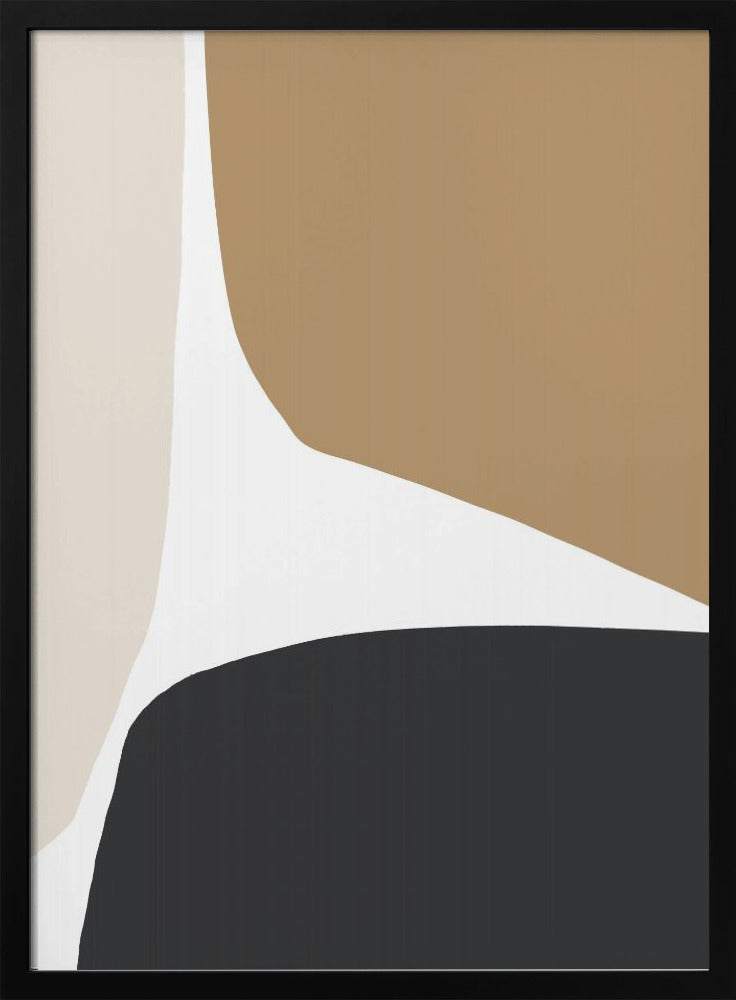 Geometrische Formen in neutralen Tönen | Poster