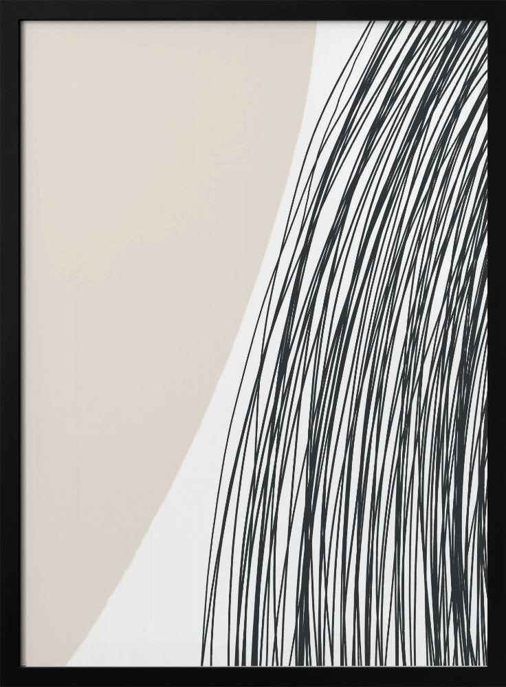 Harmonie geschwungener Linien | Poster