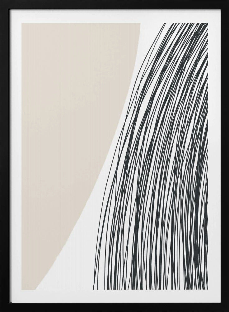 Harmonie geschwungener Linien | Poster