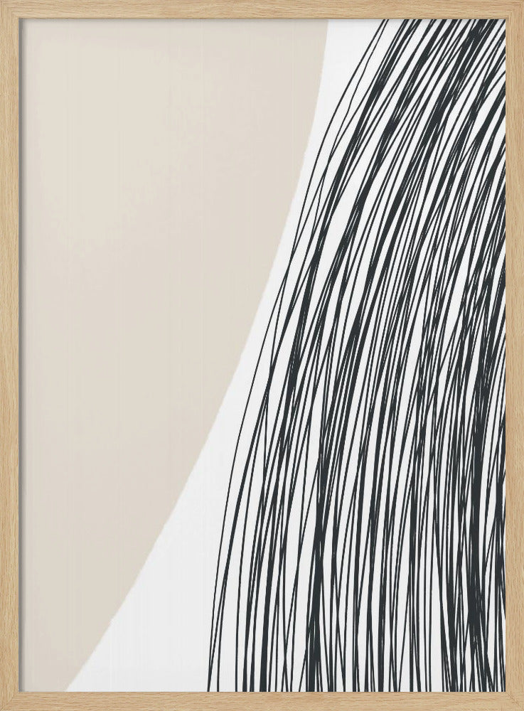 Harmonie geschwungener Linien | Poster