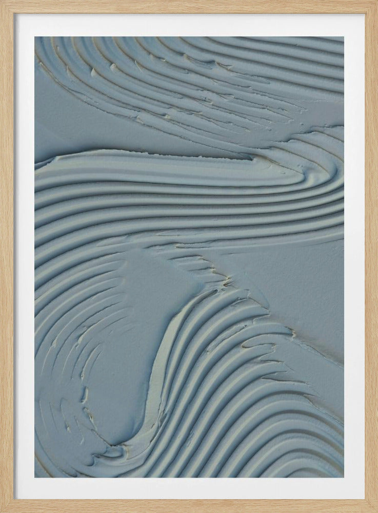 Schlammtextur 15 Blau | Poster