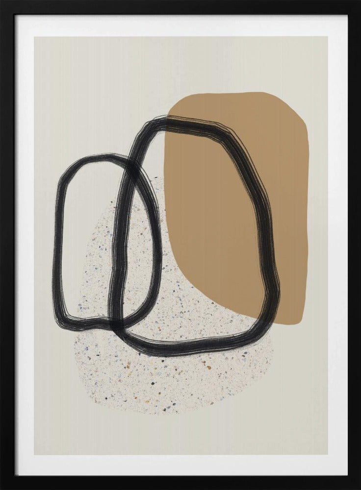 Organic Shapes And Earthy Tones | Poster