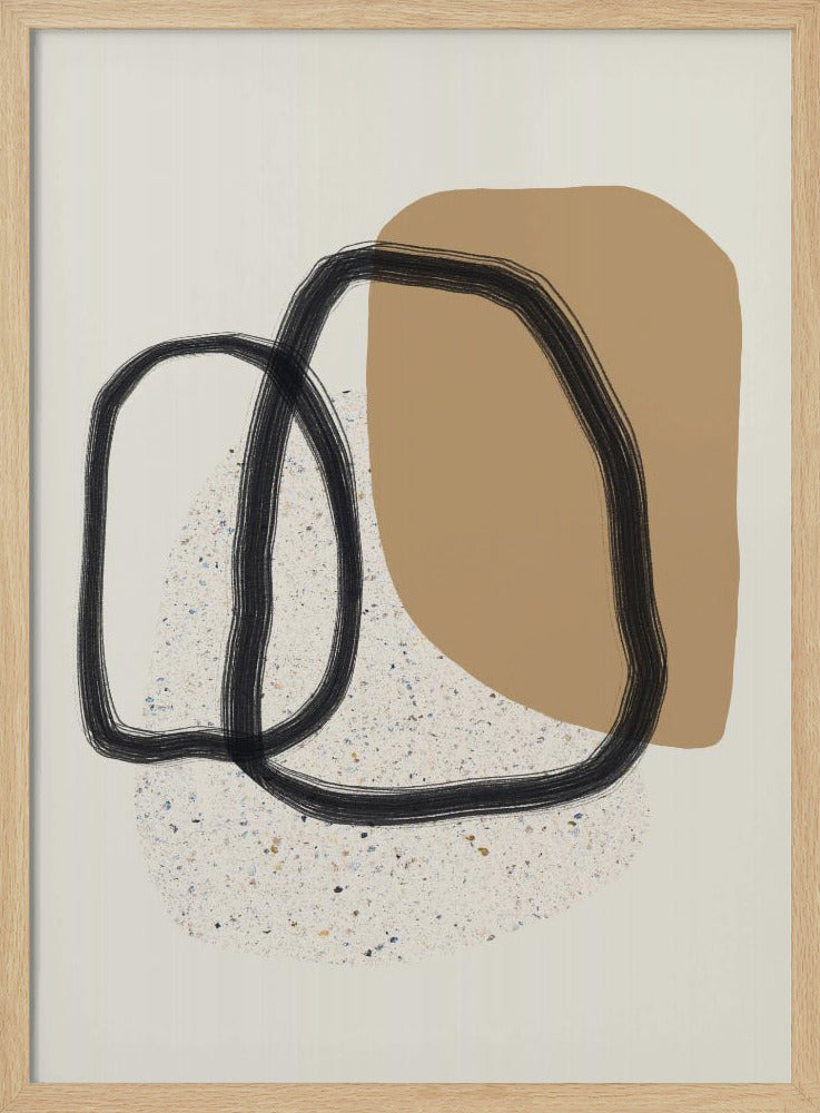 Organic Shapes And Earthy Tones | Poster