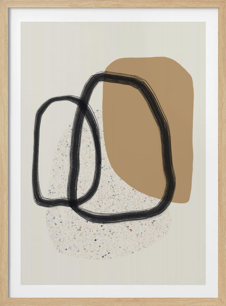 Organic Shapes And Earthy Tones | Poster