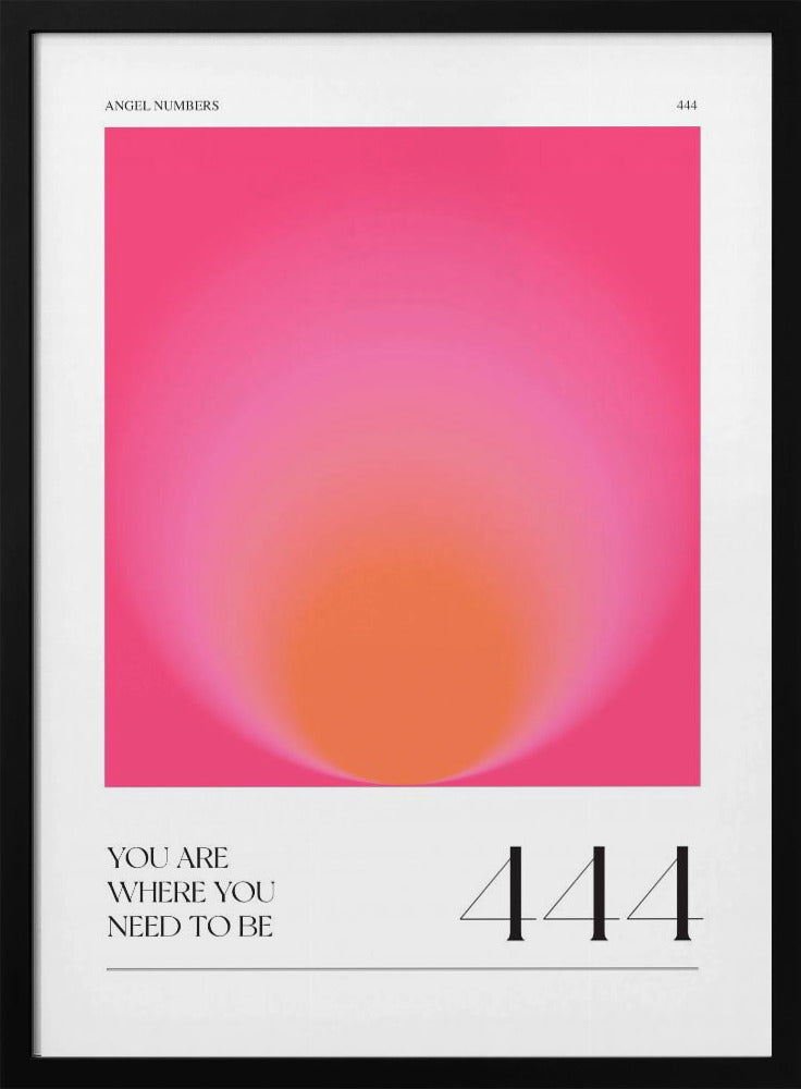 Farbverlauf mit Rosa- und Orangetönen | Poster