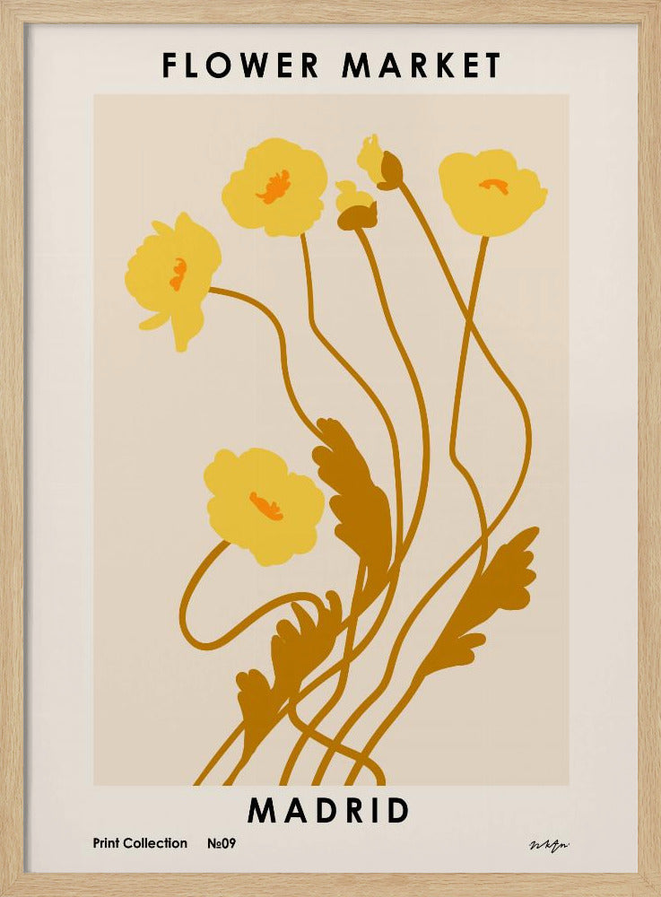 Blumenmarkt. Madrid | Poster