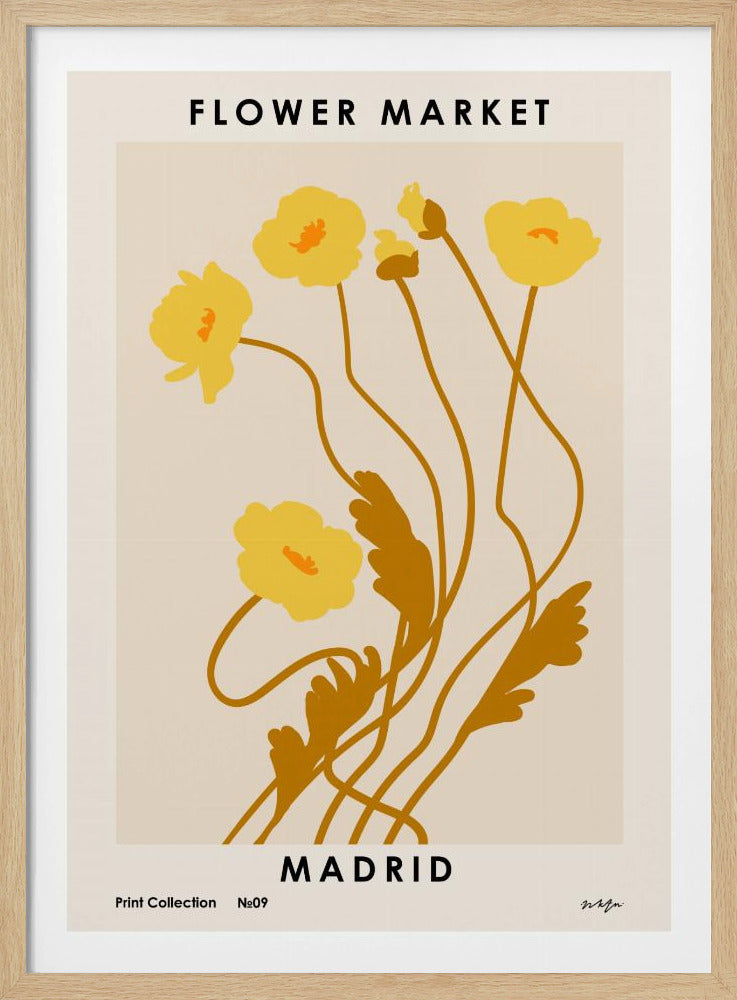 Blumenmarkt. Madrid | Poster